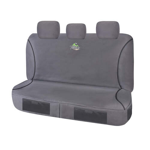 Seat Covers for FORD RANGER PX SERIES10/2011 - 2015 DUAL CAB REAR BENCH CHARCOAL TRAILBLAZER - Main Image
