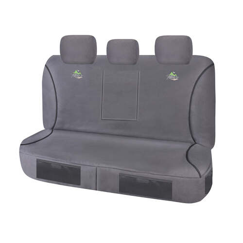 Seat Covers for FORD RANGER PX II SERIES 06/2015 - ON DUAL CAB REAR BENCH WITH A/REST CHARCOAL TRAILBLAZER - Main Image