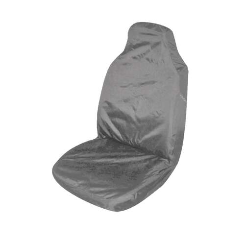 Universal Supreme Throwover Seat Cover Canvas - Grey - Main Image