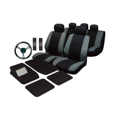 Universal Ultimate Car Accessories Value Pack- Grey - Main Image