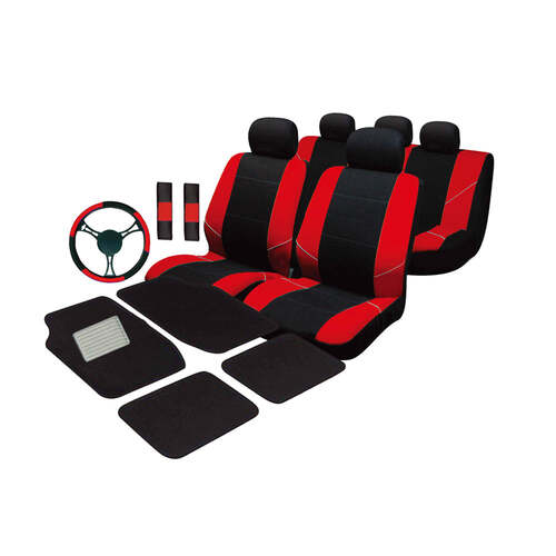 Universal Ultimate Car Accessories Value Pack - Red - Main Image