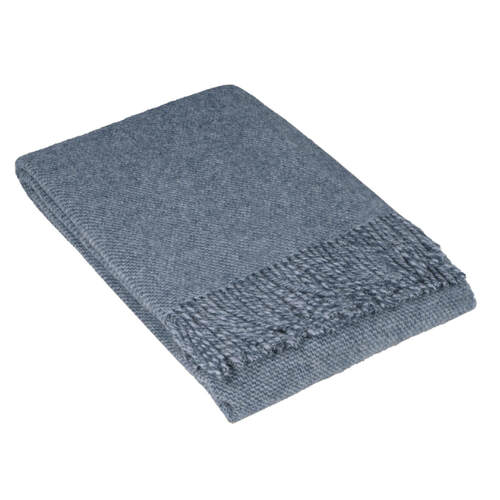 Cambridge Throw - 100% NZ Wool -  Navy - Main Image