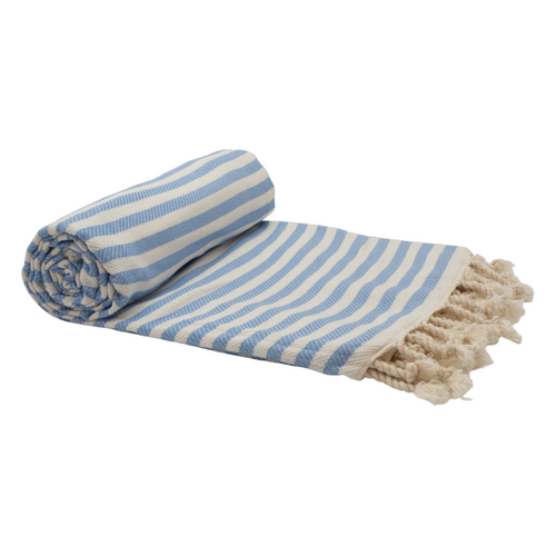 PORTSEA TURKISH COTTON TOWEL - SKY BLUE - Main Image