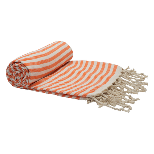 PORTSEA TURKISH COTTON TOWEL - CORAL - Main Image