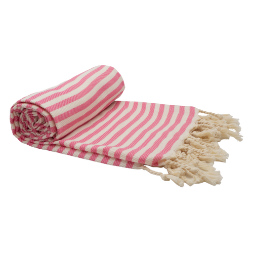 PORTSEA TURKISH COTTON TOWEL - ROSE - Main Image