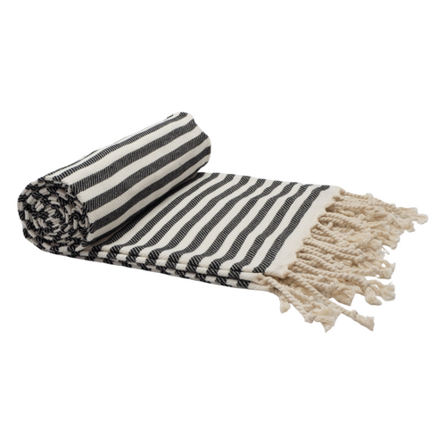 PORTSEA TURKISH COTTON TOWEL - MIDNIGHT - Main Image