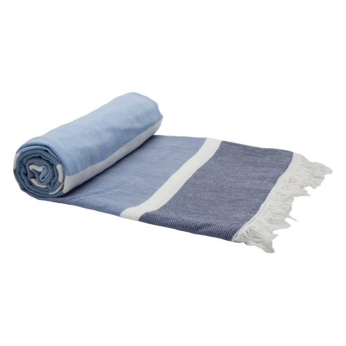 SORRENTO TURKISH COTTON TOWEL - SKY - Main Image