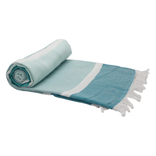 SORRENTO TURKISH COTTON TOWEL - OCEAN - Main Image