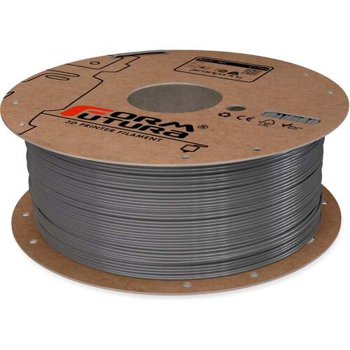 Glass feel recycled PETG Filament ReForm - rPET 1.75mm 1000 gram Silver 3D Printer Filament - Main Image
