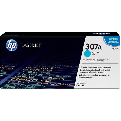 CE741A 307A Cyan Premium Generic Toner Cartridge - Main Image