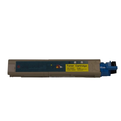 43459353 C3300 C3400 C3600 Yellow Universal Premium Generic Toner Cartridge - Main Image