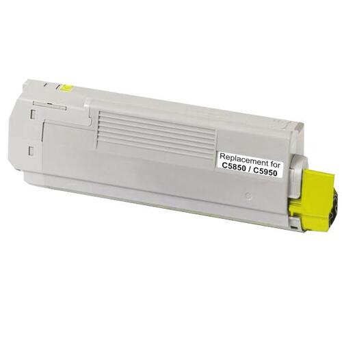 43865725 C5850 C5950 MC560 Yellow Premium Generic Toner - Main Image