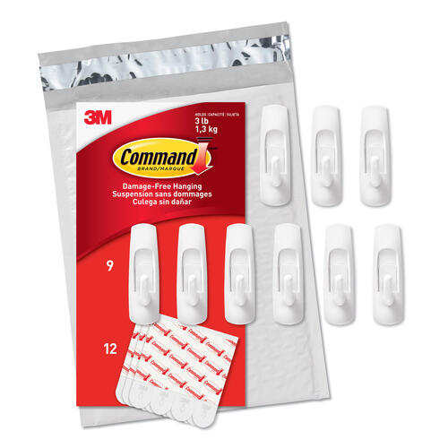 Command Medium Utility Value Pack, 9 Hooks and 12 Strips, GP001-9NA - Main Image