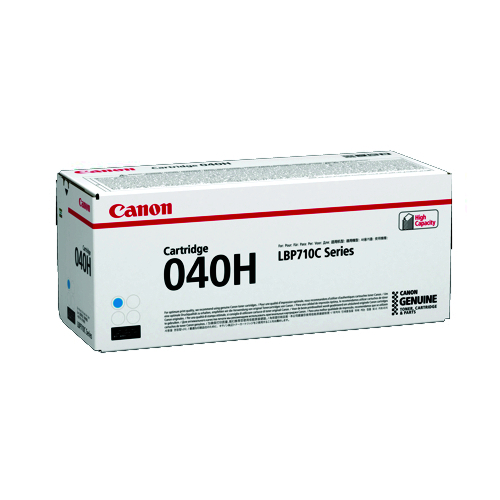 CANON CART040C HIGH CYAN TONER CARTRIDGE 10K TO SUIT LBP712CX - Main Image