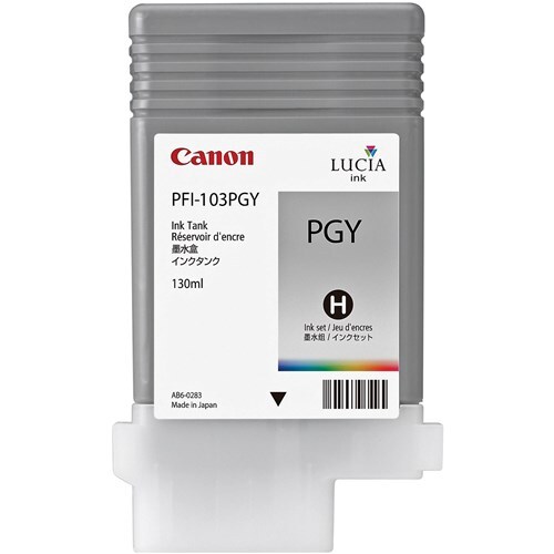 CANON PHOTO GREY INK TANK 130ML FOR IPF6200 6100 5100 - Main Image