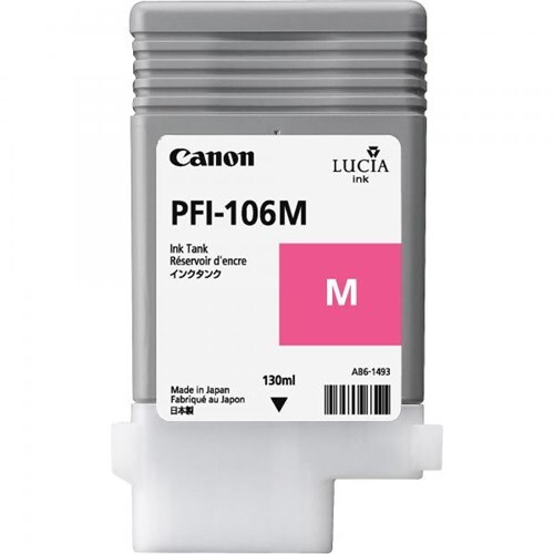 CANON PFI-106M LUCIA EX MAGENTA INK FOR IPF6300IPF6300SIPF6350I - Main Image