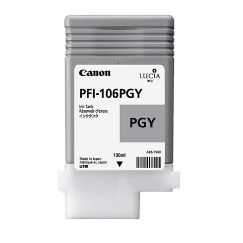 CANON PFI-106PGY LUCIA EX PHOTO GREY INK FOR IPF6300IPF6300SIPF6 - Main Image