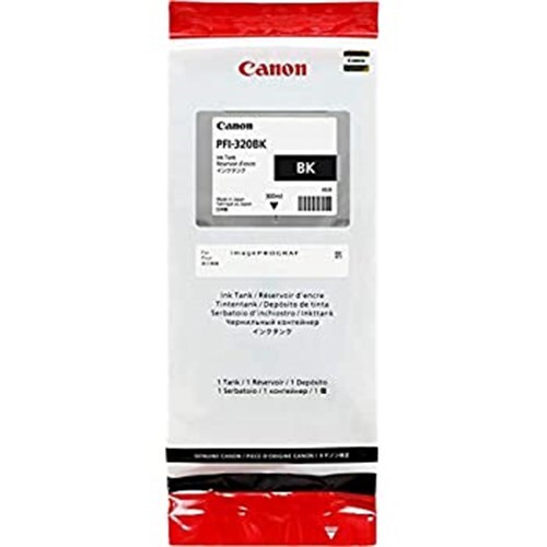 CANON PFI- 320BK BLACK INK FOR TM RANGE - 300ML - Main Image