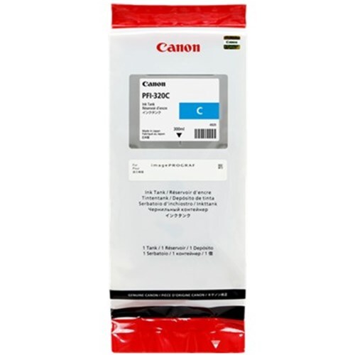 CANON PFI-320C CYAN INK FOR TM RANGE - 300ML - Main Image