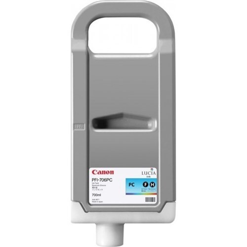 CANON PFI-706PC LUCIA EX PHOTO CYAN INK FOR IPF8300IPF8300SIPF84 - Main Image