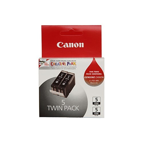 CANON PGI5BK-TWIN BLACK INK TANK 2 PACK - Main Image