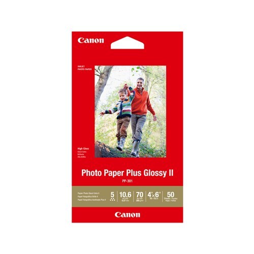 CANON PP3014X6-50 50 SHTS 260 GSM PHOTO PAPER PLUS GLOSSY II - Main Image