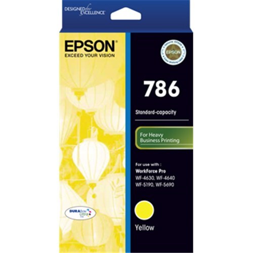 EPSON 786 YELLOW INK CART FOR WORKFORCE PRO WF-4640 WF-4630 - Main Image