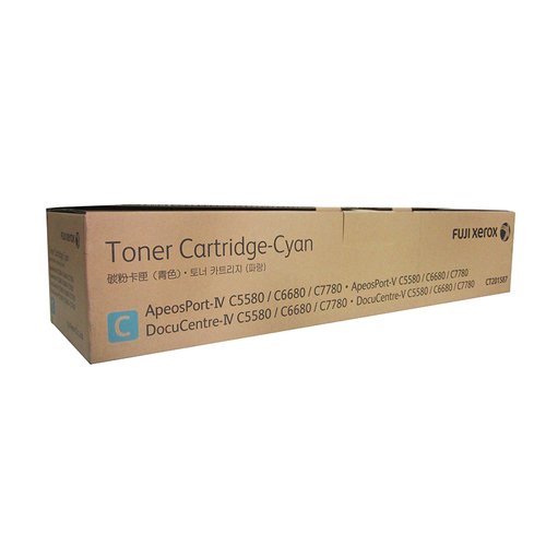 FUJIFILM FUJI XEROX DOCUCENTRE IV C5580 C6680 C7780 CYAN 31700 PAGES TONER CARTRIDGE - Main Image