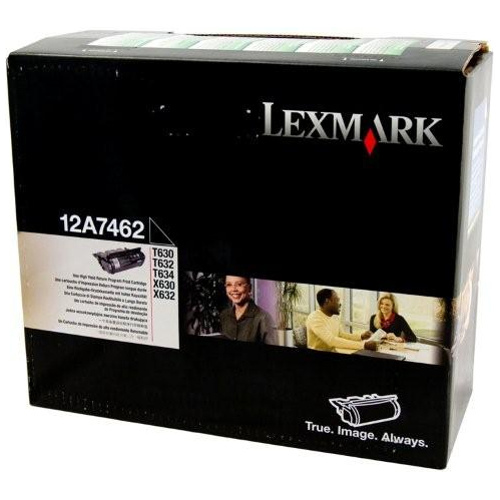 LEXMARK BLACK PREBATE TONER YIELD 21000 PAGES FOR T630 T632 T634 - Main Image