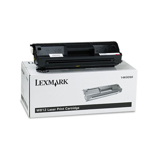 LEXMARK 14K0050 BLACK TONER YIELD 12000 PAGES FOR OPTRA W812 - Main Image