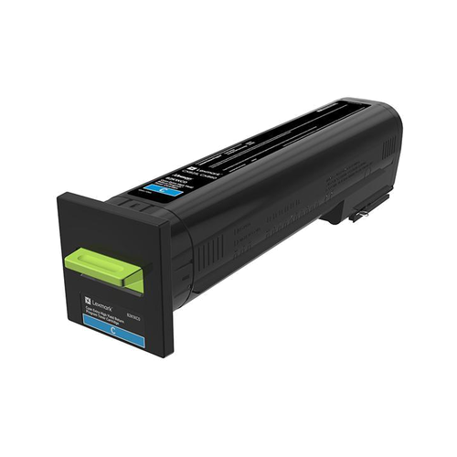 LEXMARK CX825/CX860 CYAN EXTRA HIGH YIELD RETURN PROGRAM TONER CART 22K - Main Image