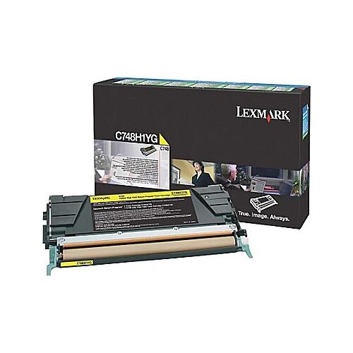 LEXMARK C748 YELLOW HIGH YIELD 10K TONER RETURN PROGRAM - Main Image