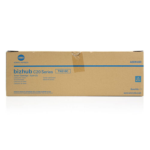 KONICA MINOLTA BIZHUB C20/C20P TN318 CYAN TONER - 8K - Main Image