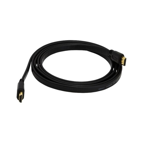 PRO2 1MT HDMI CABLE PRO2 FLAT DESIGN HIGH SPEED LEAD WITH ETHERNET & ARC - Main Image