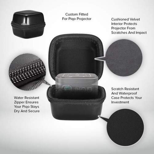 Leather Case for PIQO Projector - The world's smartest 1080p mini pocket projector - Main Image