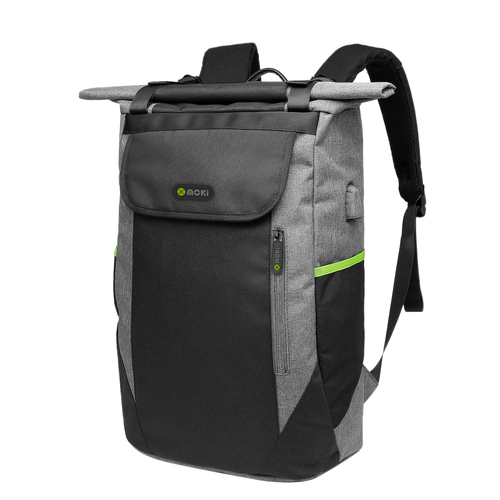 MOKI Odyssey Roll-up Backpack - Fits up to 15.6" Laptop - Main Image