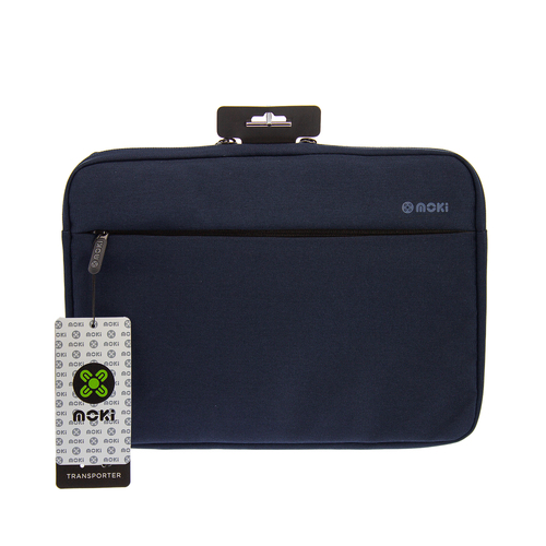MOKI Transporter Sleeve Navy - Fits up to 13.3" Laptop - Main Image