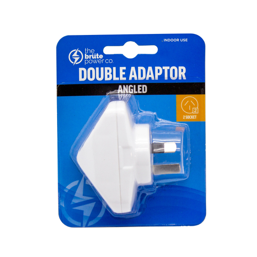 THE BRUTE POWER CO. Double Adaptor - Angled - Main Image