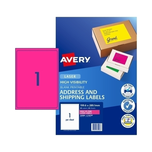 AVERY ShipLabel L7167FP Pk 1UP - Main Image