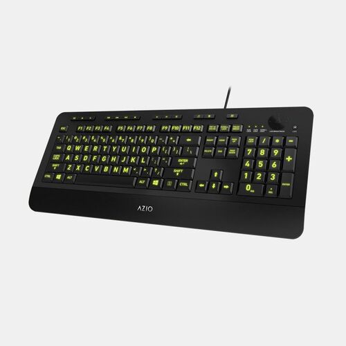 AZIO Large Print 5C Keyboard - Main Image