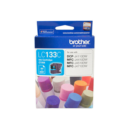 Brother LC-133C Original Cyan Ink Cartridge - 600 Pages - Main Image