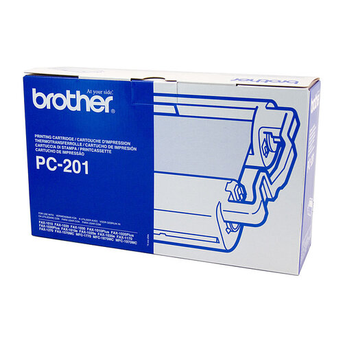 Brother PC-201 1 Print Cartridge + 1 Roll to suit FAX-1020/1020PLUS/1020E/1030/1030E - Main Image