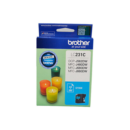 BROTHER LC231 Cyan Ink Cartridge - Main Image
