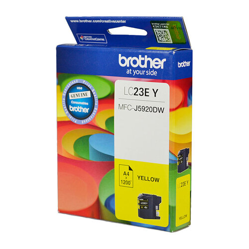 BROTHER LC23E Yellow Ink Cartridge - Main Image