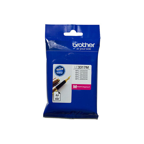 BROTHER LC-3317M Magenta Ink Cartridge - MFC-J5330DW/J5730DW/J6530DW/J6730DW/J6930DW/ - up to 550 pages - Main Image