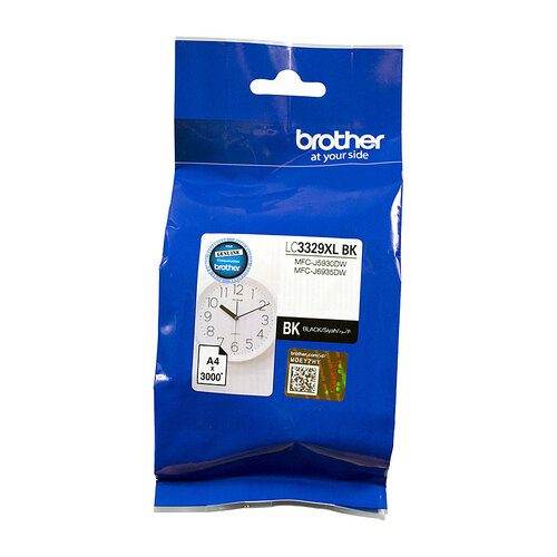 BROTHER LC3329XL Black Ink Cartridge - Main Image