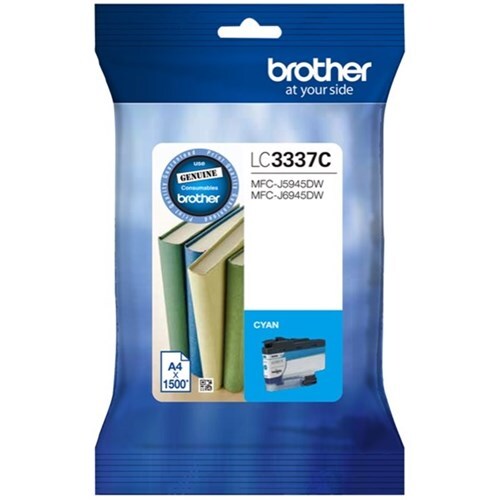 BROTHER LC3337 Cyan Ink Cartridge - Main Image
