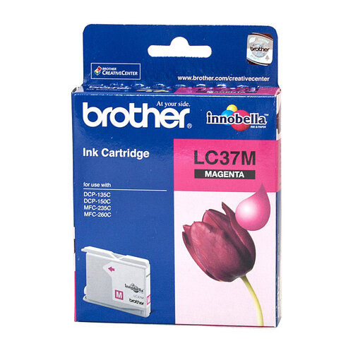 Brother LC-37M Magenta Ink Cartridge - to suit DCP-135C/150C, MFC-260C/ 260C SE- up to 300 pages - Main Image