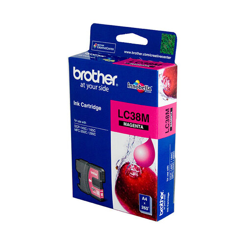 BROTHER LC38 Magenta Ink Cartridge - Main Image