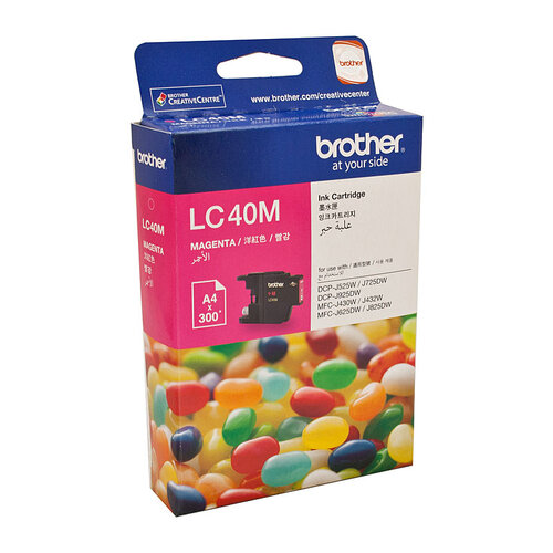 BROTHER LC40 Magenta Ink Cartridge - Main Image